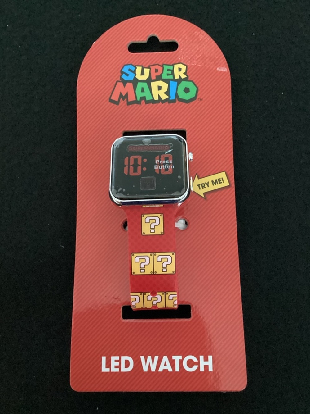 NWT Super Mario Red Kids LED Watch - Picture 6 of 7